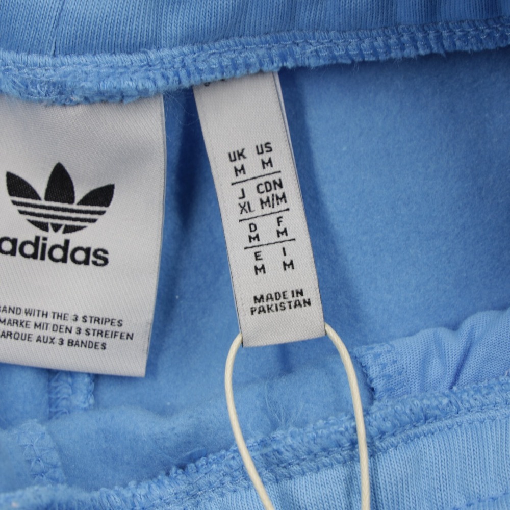 Adidas originals Men's Zip Pocket Trefoil Essentials Fleece Shorts Blue Size M - Picture 10 of 10